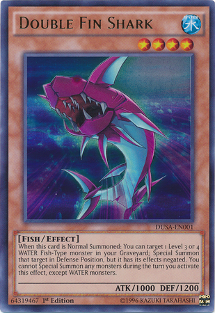 kp01 DUSA-EN001 - Double Fin Shark - Ultra Rare