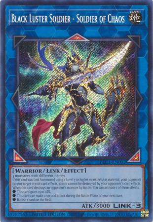 phx BLC1-EN002 Black Luster Soldier – Soldier of Chaos – Secret Rare (USA Sealed)