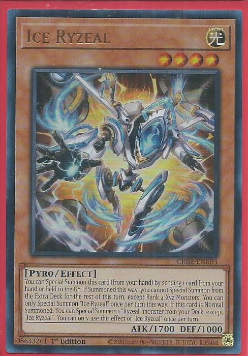 CRBR-EN003 Ice Ryzeal – Ultra Rare