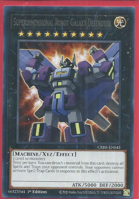 CRBR-EN043 Superdimensional Robot Galaxy Destroyer – Rare