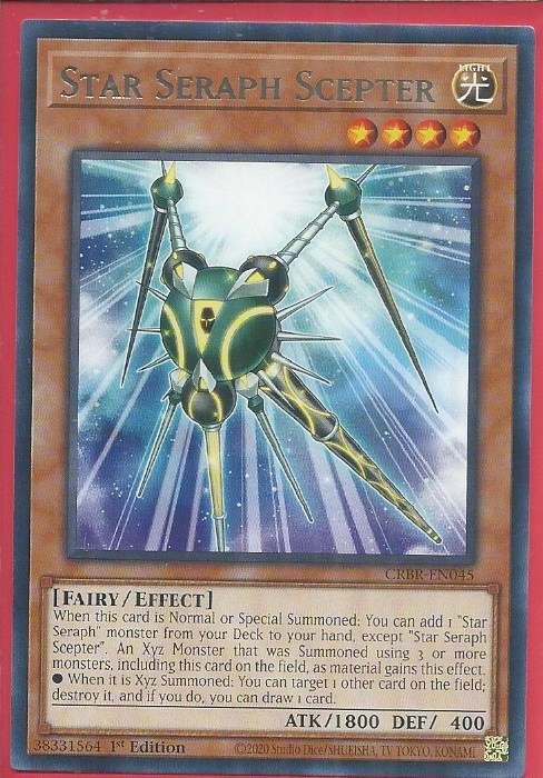 CRBR-EN045 Star Seraph Scepter – Rare