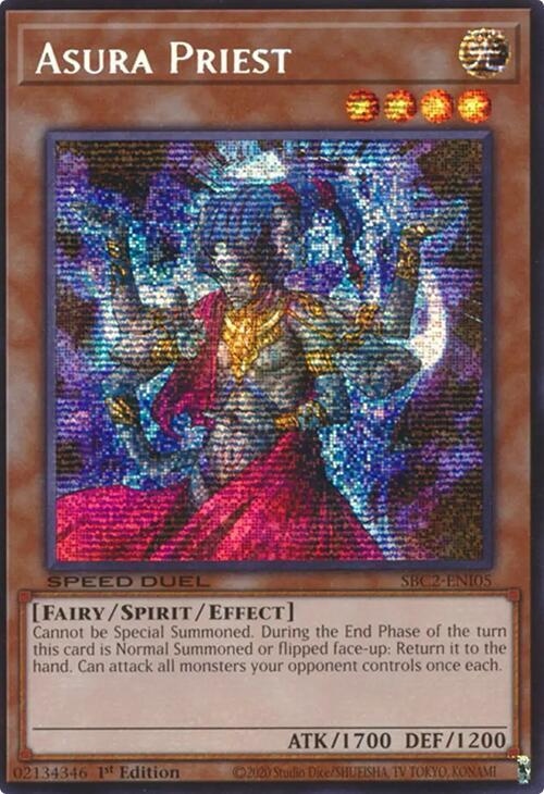 SBC2-ENI05 Asura Priest - Prismatic Secret Rare - Hoa Kỳ USA