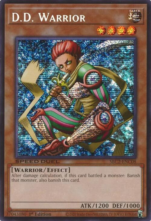 SBC2-ENC08 D.D. Warrior - Prismatic Secret Rare - Hoa Kỳ USA
