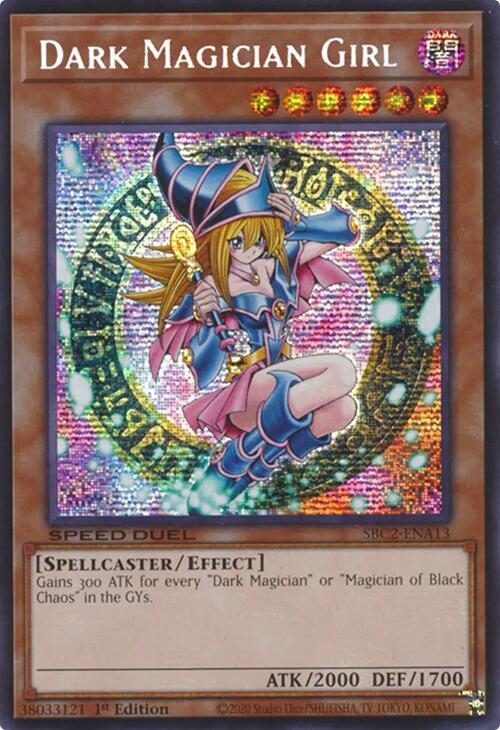 SBC2-ENA13 Dark Magician Girl - Prismatic Secret Rare - Hoa Kỳ USA