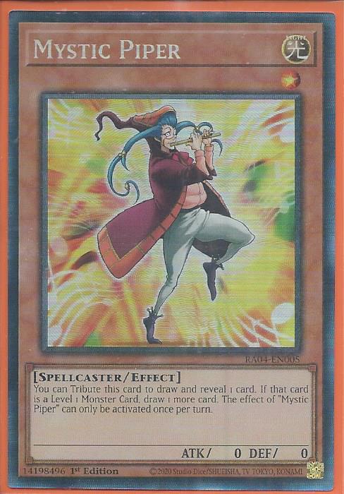 RA04-EN005 Mystic Piper – Collector’s Rare