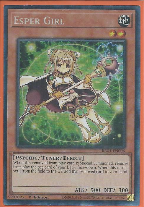 RA04-EN006 Esper Girl – Collector’s Rare