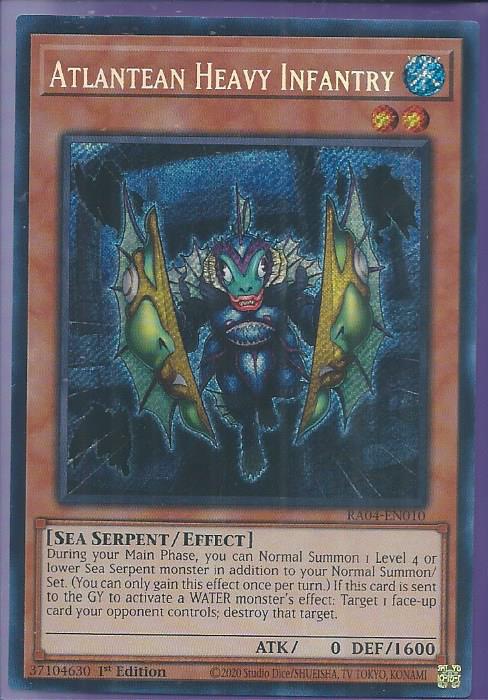 RA04-EN010 Atlantean Heavy Infantry – Secret Rare