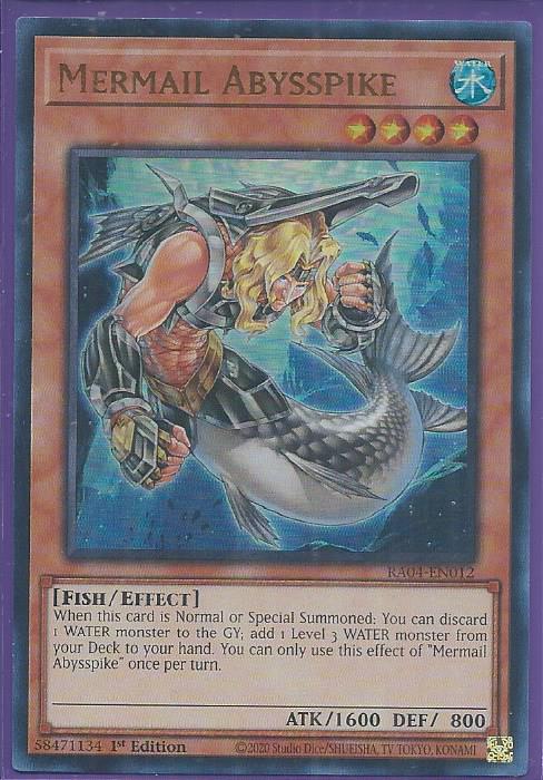 RA04-EN012 Mermail Abysspike – Ultra Rare