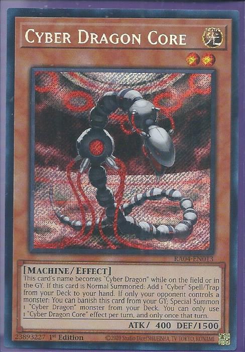 RA04-EN013 Cyber Dragon Core – Secret Rare