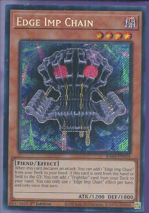 RA04-EN014 Edge Imp Chain – Secret Rare