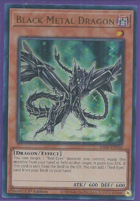 RA04-EN016 Black Metal Dragon – Ultra Rare
