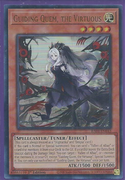 RA04-EN043 Guiding Quem, the Virtuous – Ultra Rare