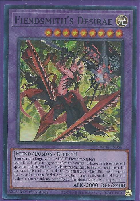 RA04-EN056 - Fiendsmith's Desirae - Super Rare 1st Edition
