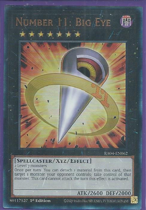 RA04-EN062 Number 11 Big Eye – Ultimate Rare