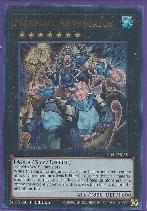 RA04-EN065 Mermail Abyssgaios – Ultra Rare
