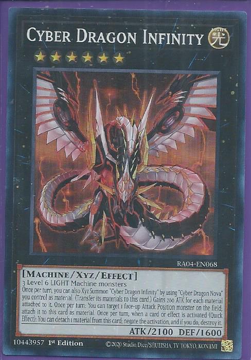 RA04-EN068 - Cyber Dragon Infinity - Super Rare 1st Edition