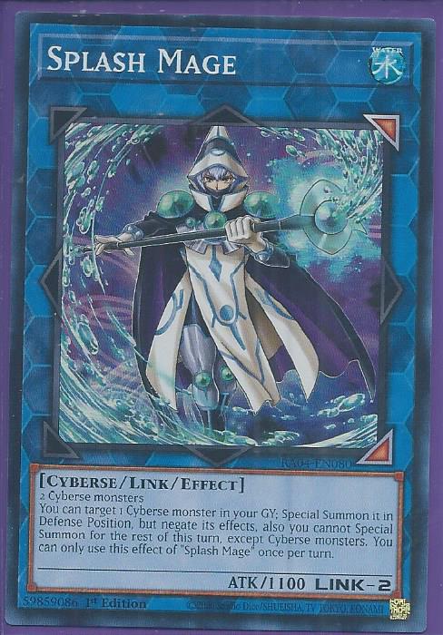 RA04-EN080 - Splash Mage - Super Rare 1st Edition