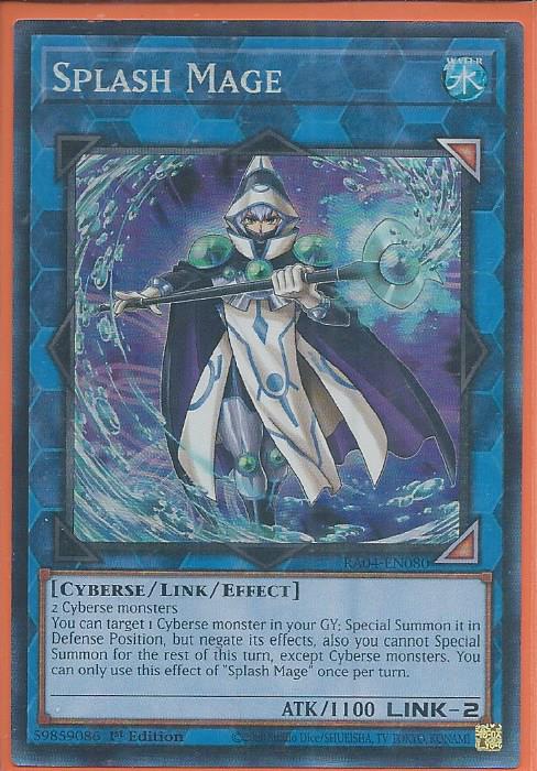 RA04-EN080 Splash Mage – Collector’s Rare