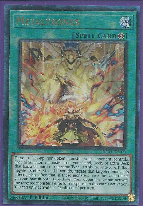 RA04-EN100 Metaltronus – Ultimate Rare