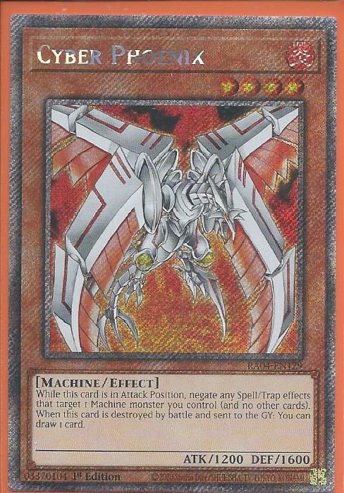 RA04-EN129 Cyber Phoenix – Platinum Secret Rare