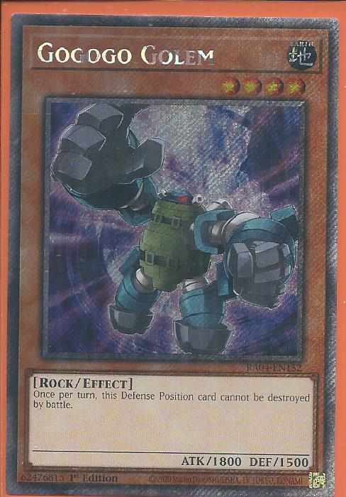 RA04-EN152 Gogogo Golem – Platinum Secret Rare