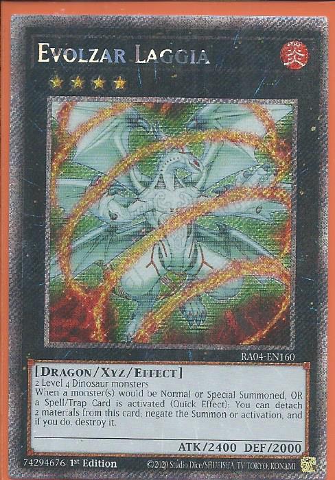 RA04-EN160 Evolzar Laggia – Platinum Secret Rare