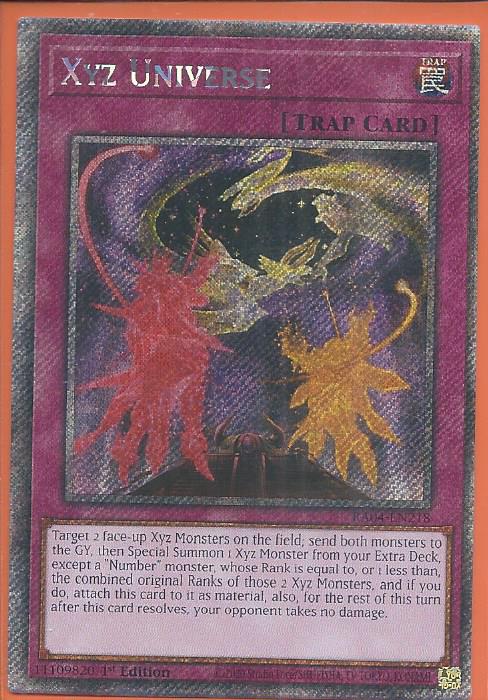 RA04-EN218 Xyz Universe – Platinum Secret Rare