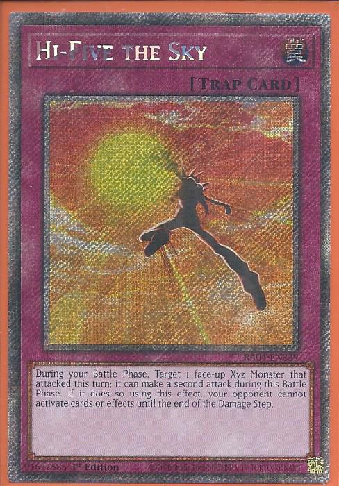 RA04-EN239 Hi-Five the Sky – Platinum Secret Rare