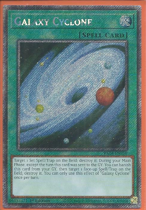 RA04-EN250 Galaxy Cyclone – Platinum Secret Rare