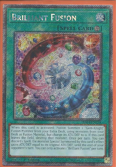 RA04-EN254 Brilliant Fusion – Platinum Secret Rare