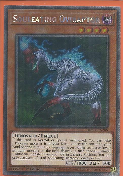 RA04-EN288 Souleating Oviraptor – Platinum Secret Rare
