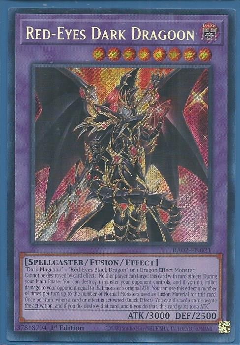 phx RA02-EN021S Red-Eyes Dark Dragoon – Secret Rare (USA)
