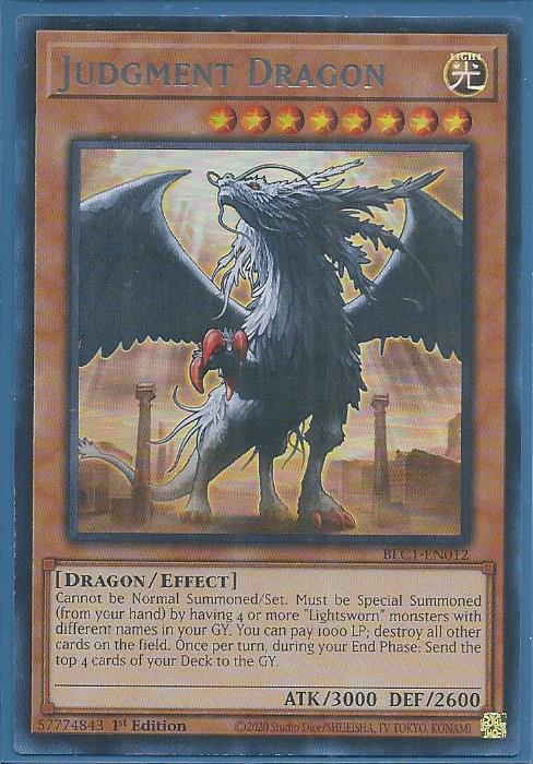 BLC1-EN012S Judgment Dragon – Silver Ultra Rare