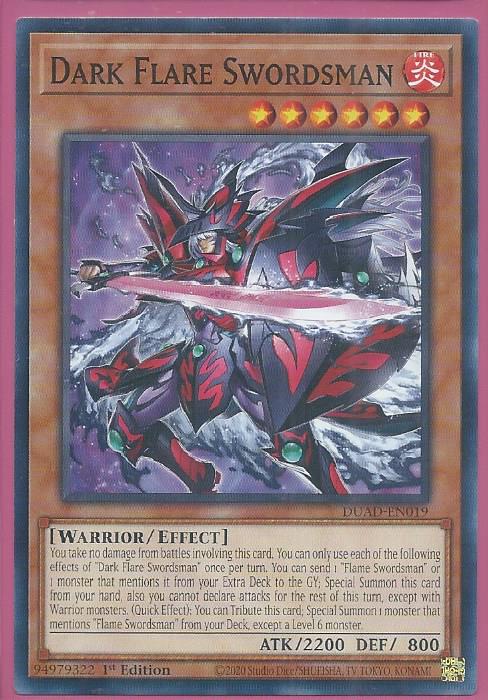 DUAD-EN019 Dark Flare Swordsman – Common
