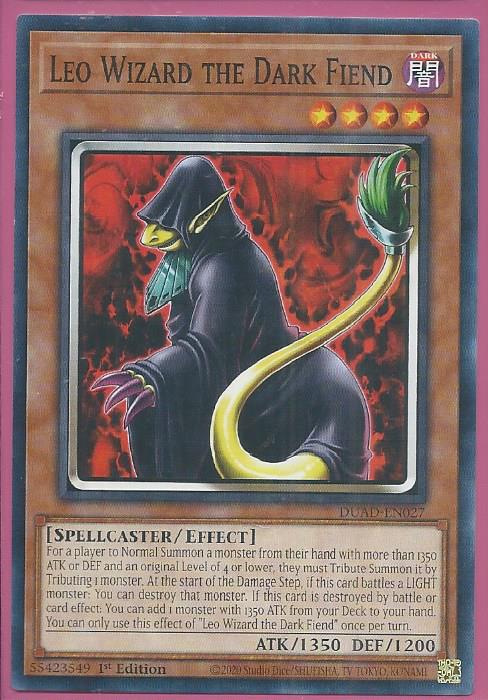 DUAD-EN027 Leo Wizard the Dark Fiend – Common