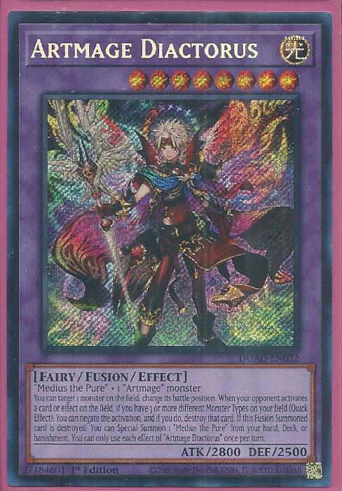 DUAD-EN032 Artmage Diactorus – Secret Rare