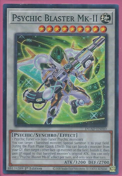 DUAD-EN040 Psychic Blaster MK-II – Super Rare