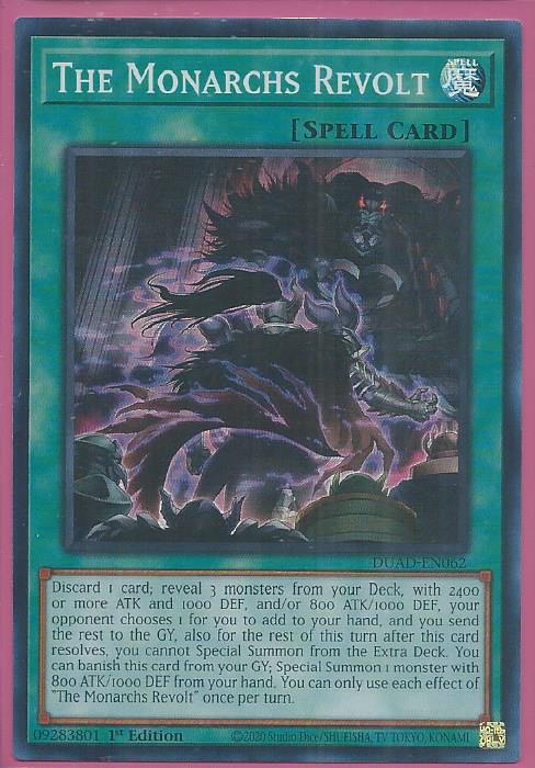 DUAD-EN062 The Monarchs Revolt – Super Rare