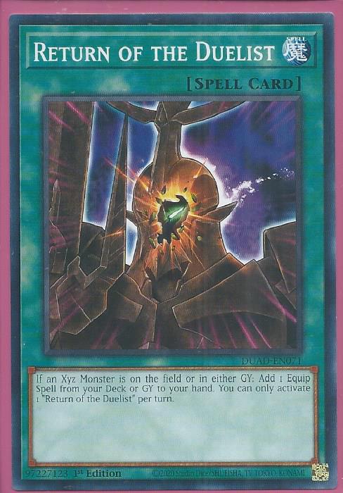 DUAD-EN071 Return of the Duelist – Common