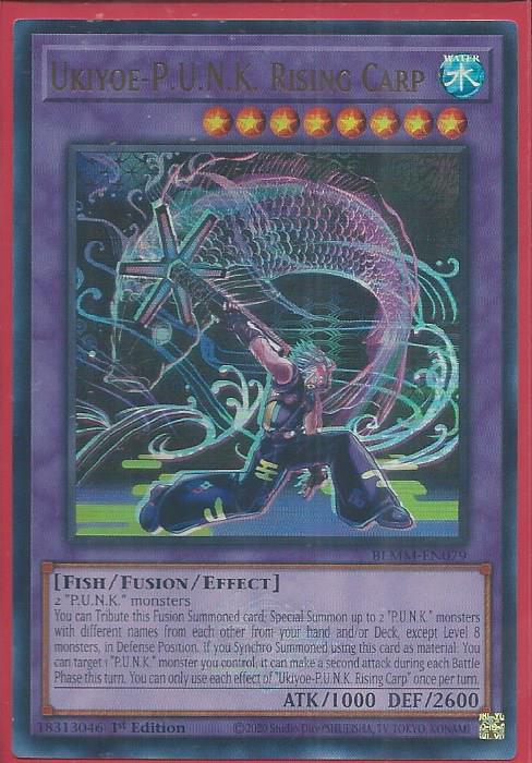 BLMM-EN079 Ukiyoe-PUNK Rising Carp – Emblazoned Ultra Rare