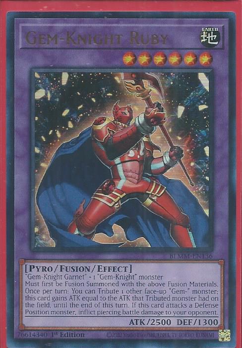 BLMM-EN136 Gem-Knight Ruby – Ultra Rare