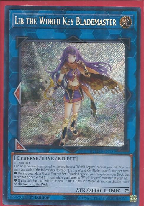 BLMM-EN159 Lib the World Key Blademaster – Secret Rare