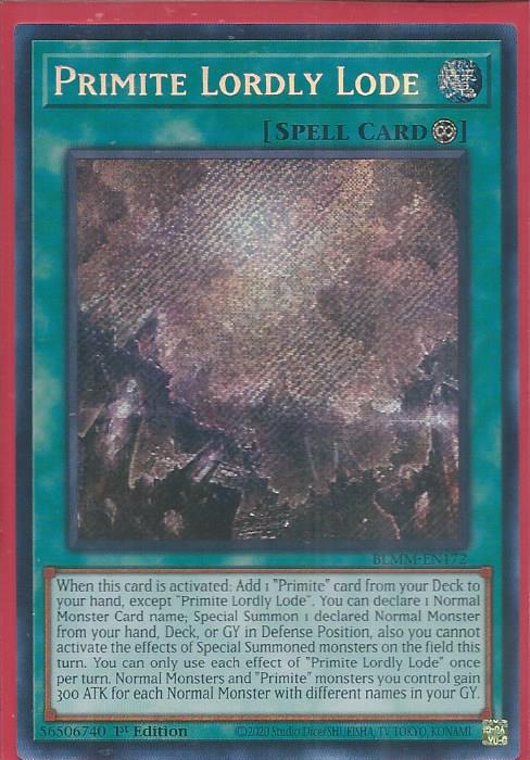 BLMM-EN172 Primite Lordly Lode – Secret Rare