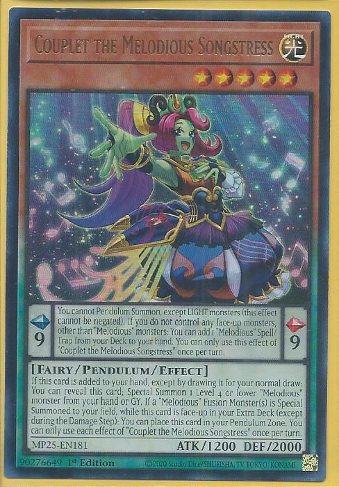 MP25-EN181 Couplet the Melodious Songstress – Ultra Rare