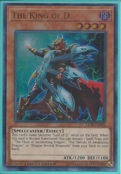 LC06-EN002 The King of D. – Ultra Rare Unlimited