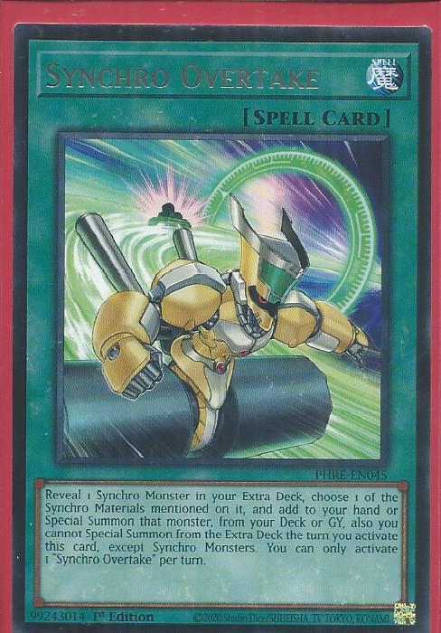 PHRE-EN045 Synchro Overtake – Rare