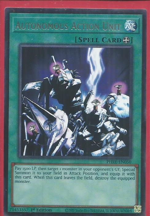 PHRE-EN050 Autonomous Action Unit – Rare