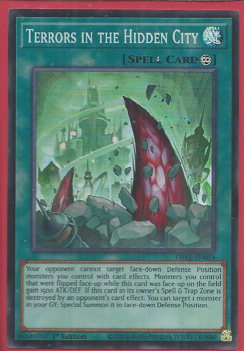 PHRE-EN054S Terrors in the Hidden City – Super Rare
