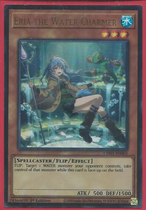 CH02-EN001 Eria The Water Charmer – Ultra Rare (USA Print)