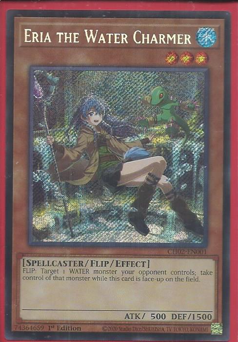 CH02-EN001S Eria The Water Charmer – Secret Rare (USA Print)